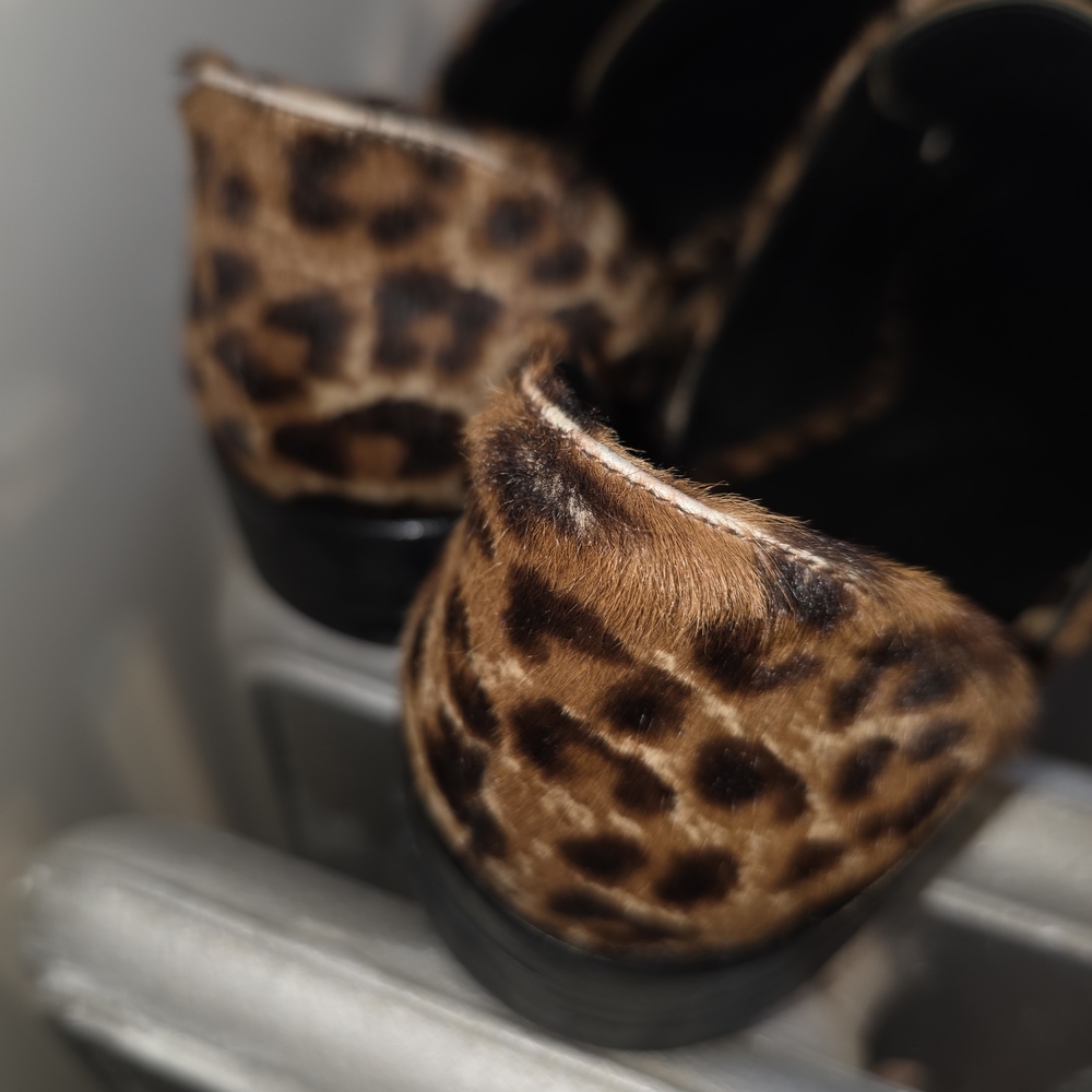 Anthropologie Freda Salvador Leopard Print Shoes View 5